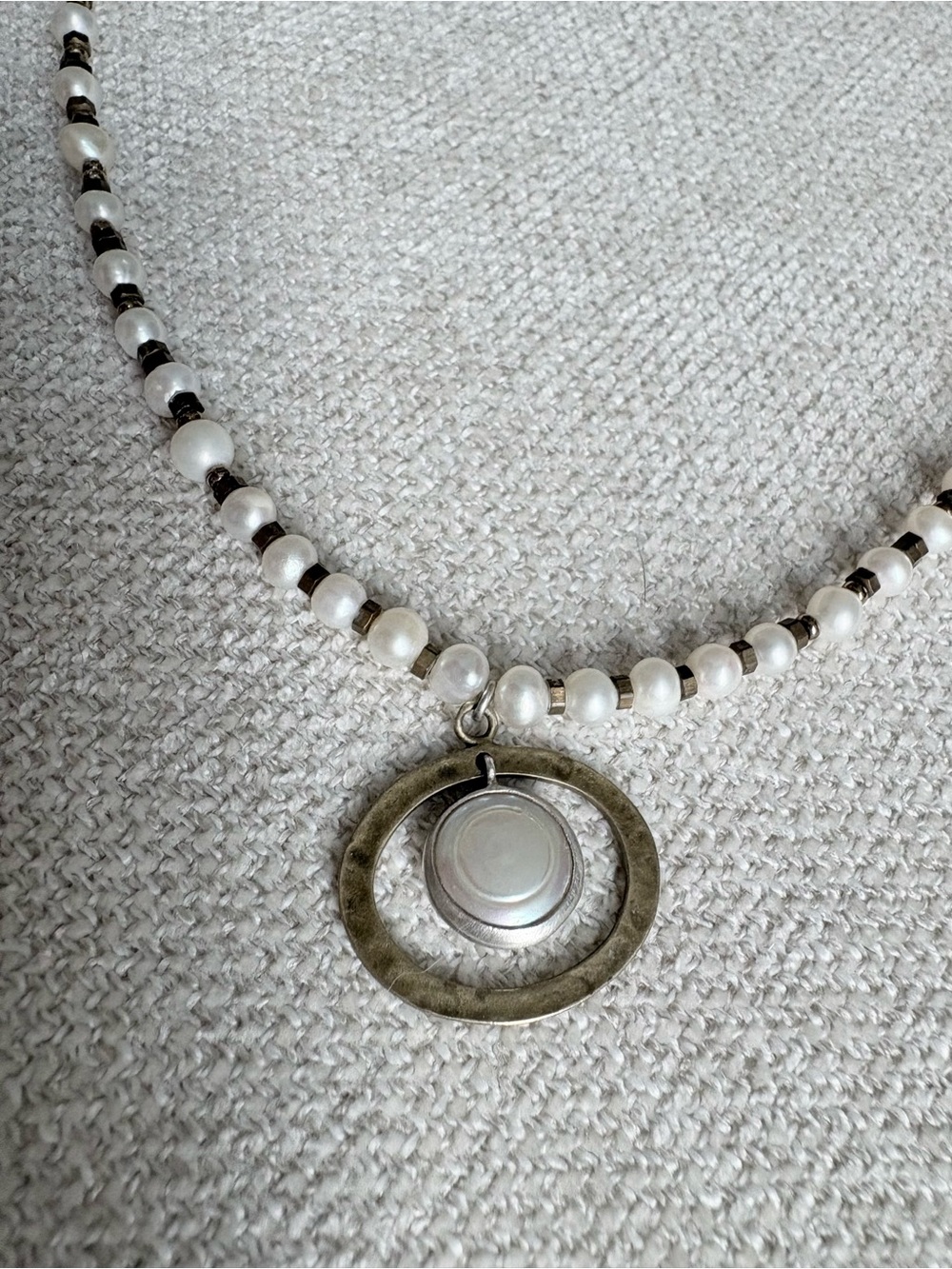Silpada N1894 Pearl & Brass Go Coastal Necklace - Picture 3 of 6